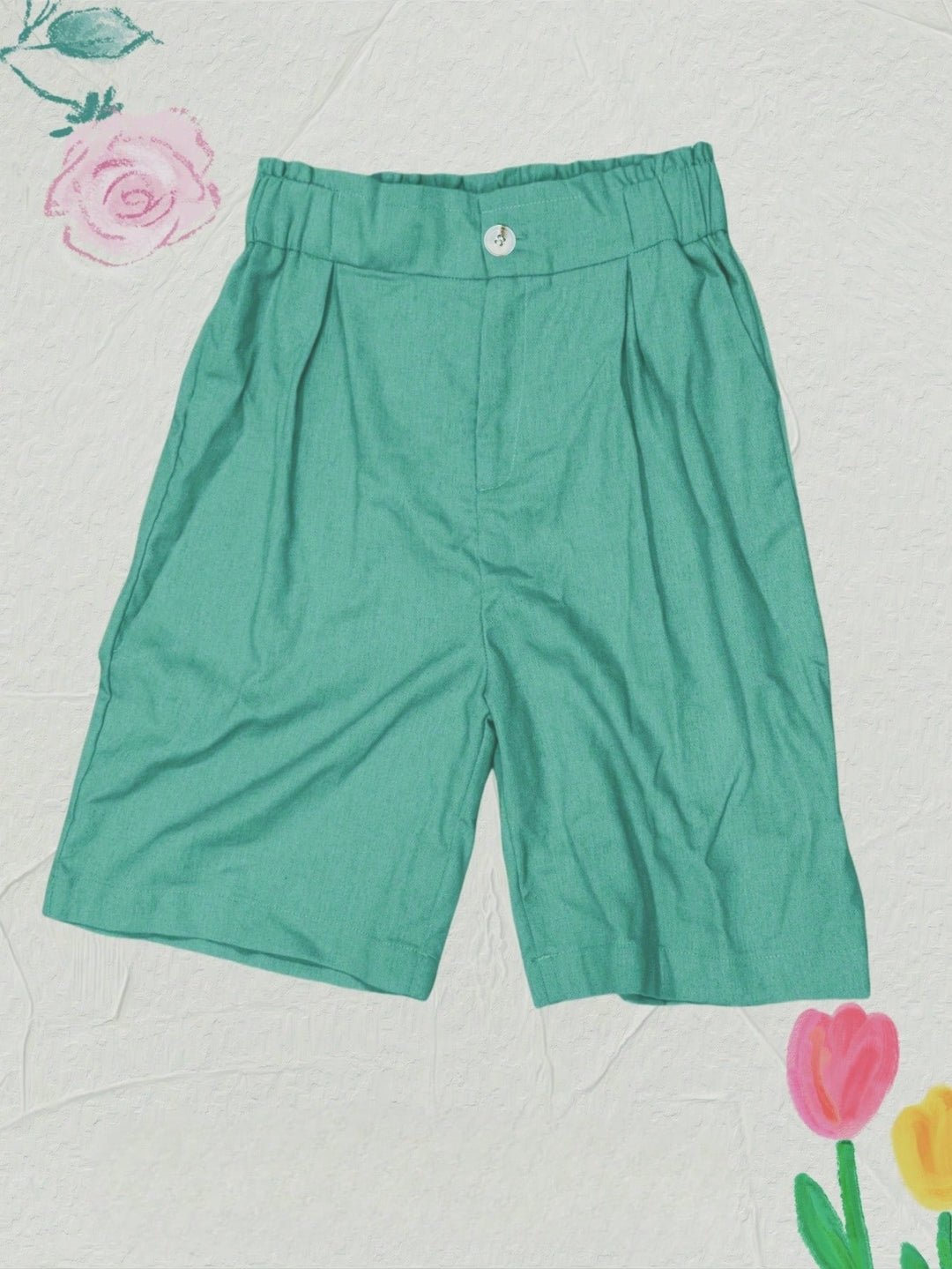 Pantaloni scurți SHEIN, verde
