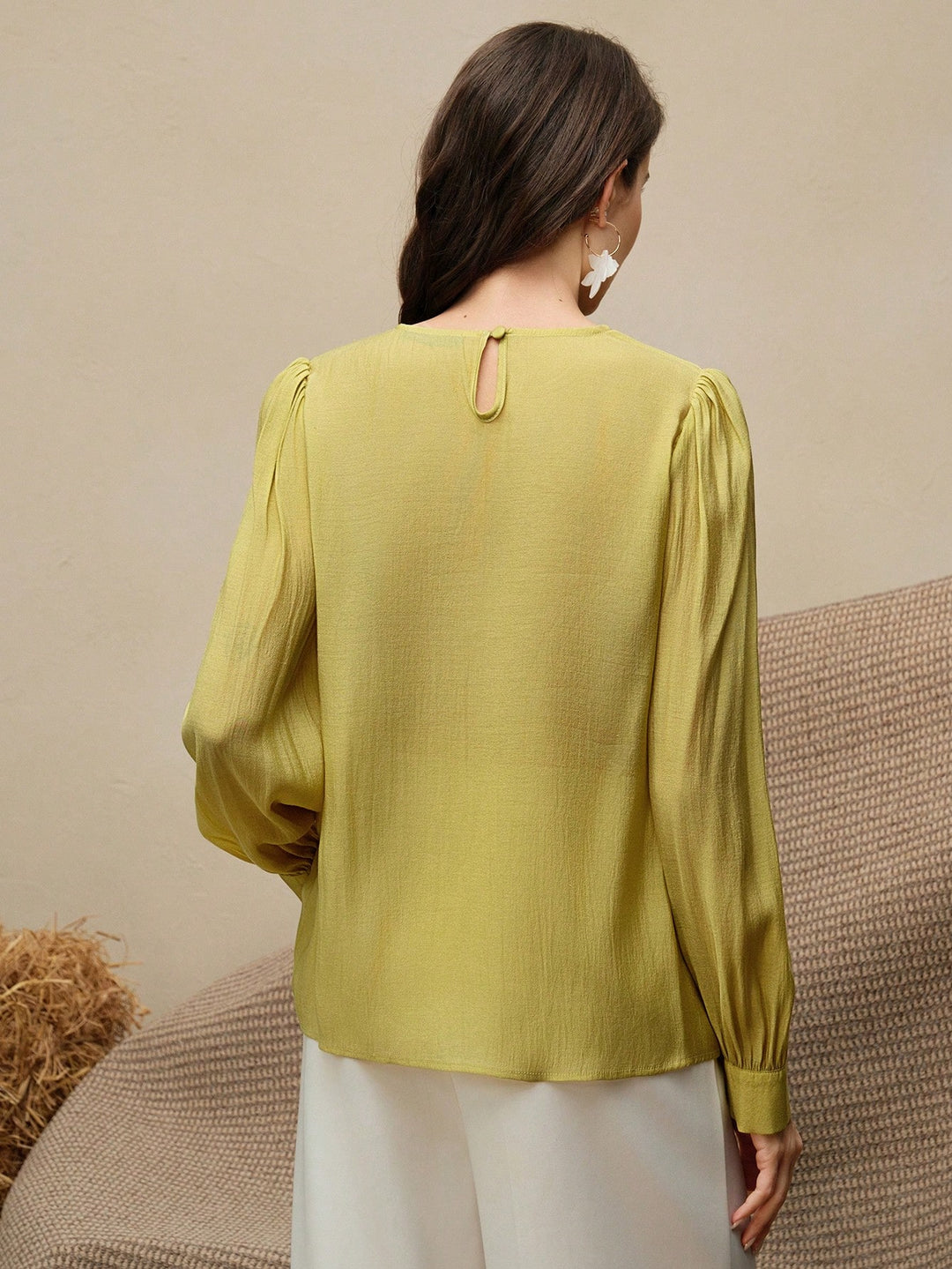 Top SHEIN, verde