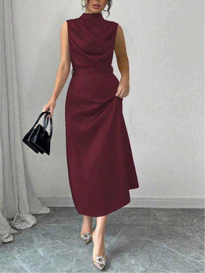 Rochie maxi SHEIN, vișiniu