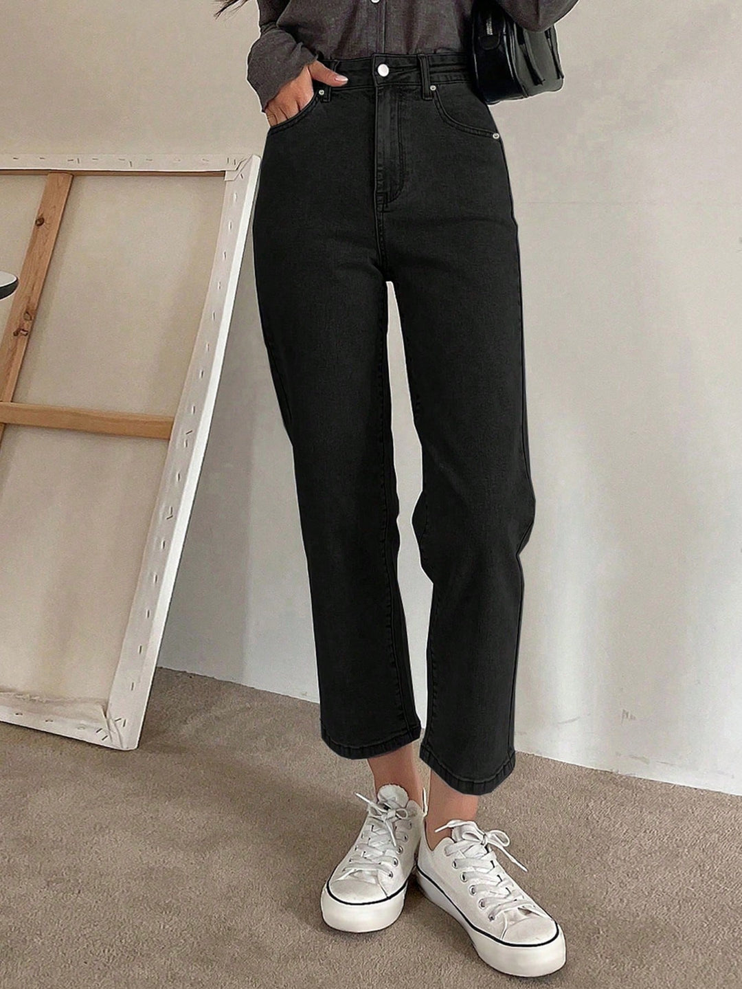 Jeans SHEIN, negru
