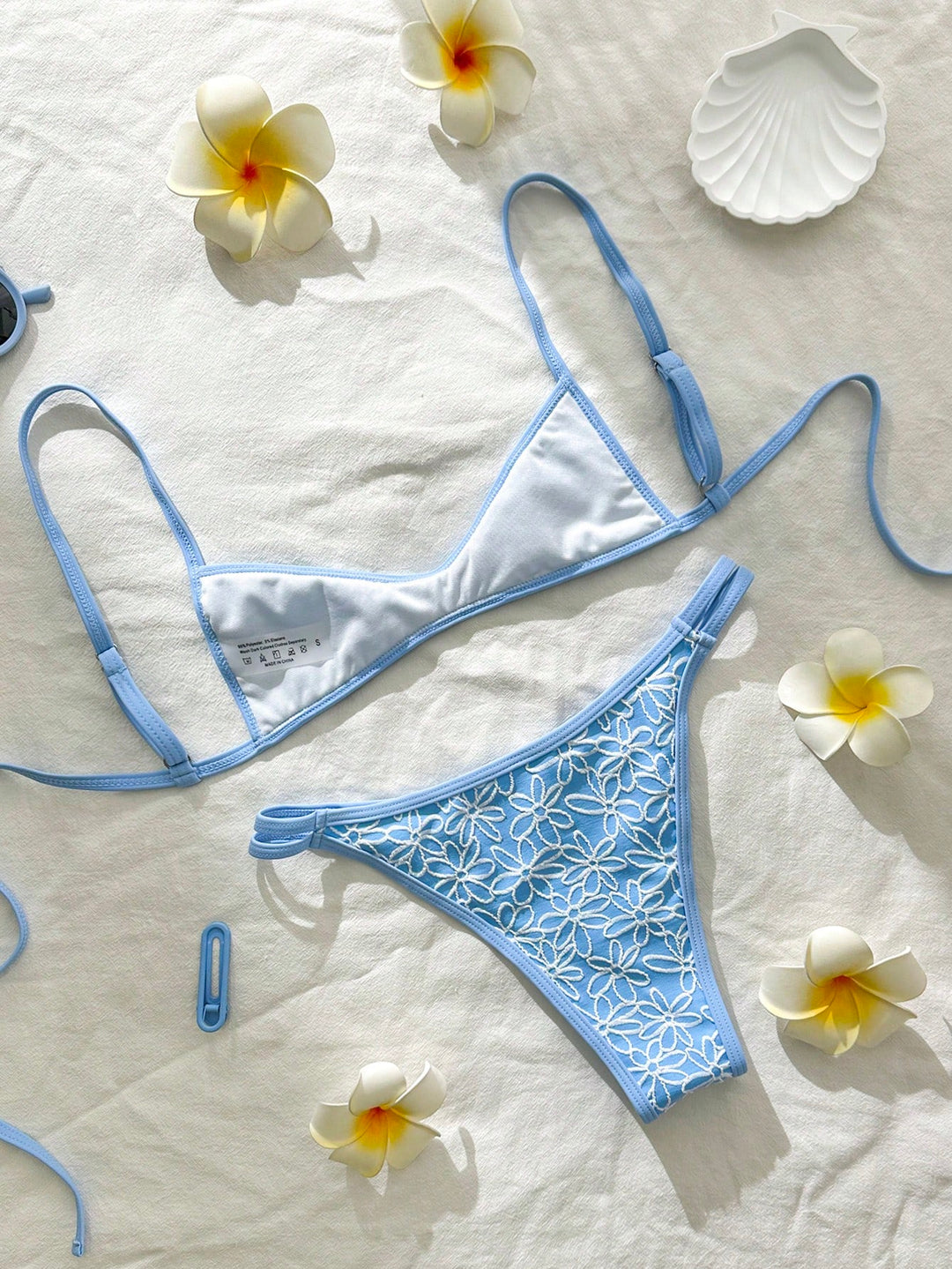 Set bikini SHEIN, albastru
