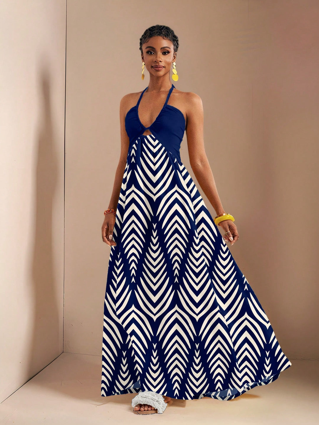 Rochie maxi SHEIN, mix culori