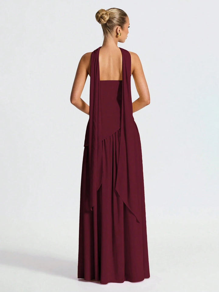 Rochie maxi SHEIN, vișiniu