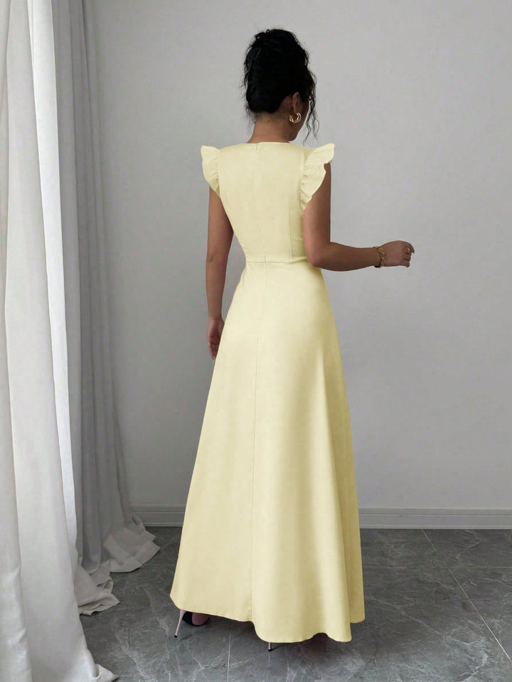 Rochie maxi SHEIN, galben