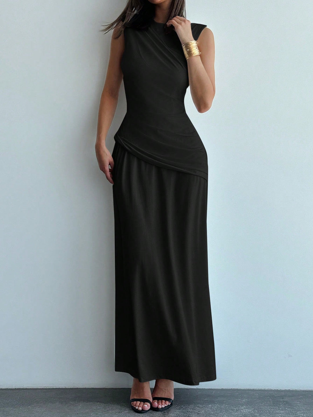 Rochie lungă SHEIN, negru