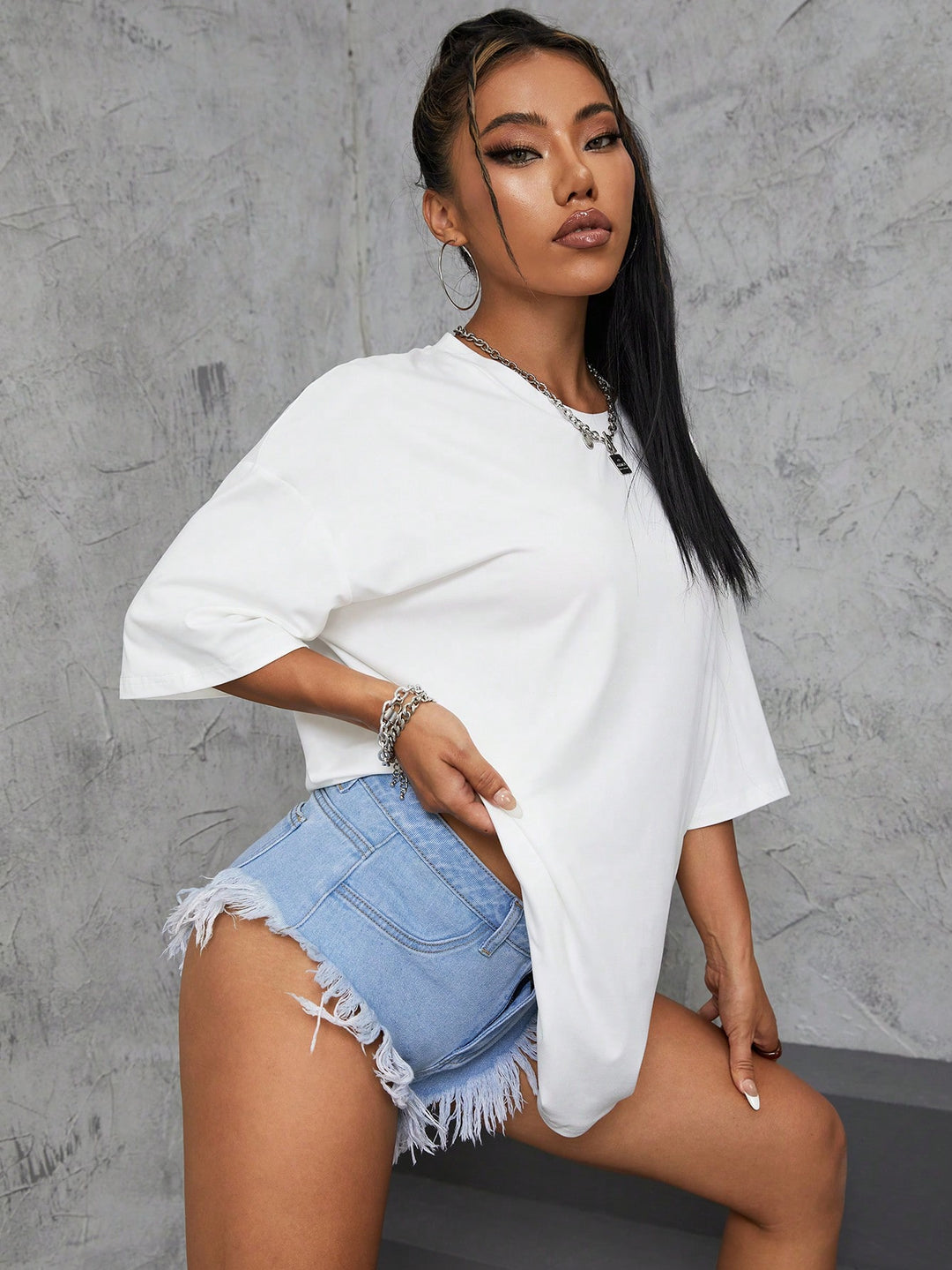 Tricou SHEIN, alb