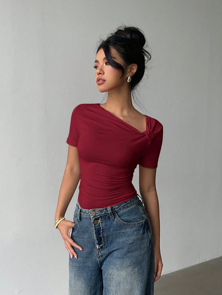 Tricou SHEIN, vișiniu