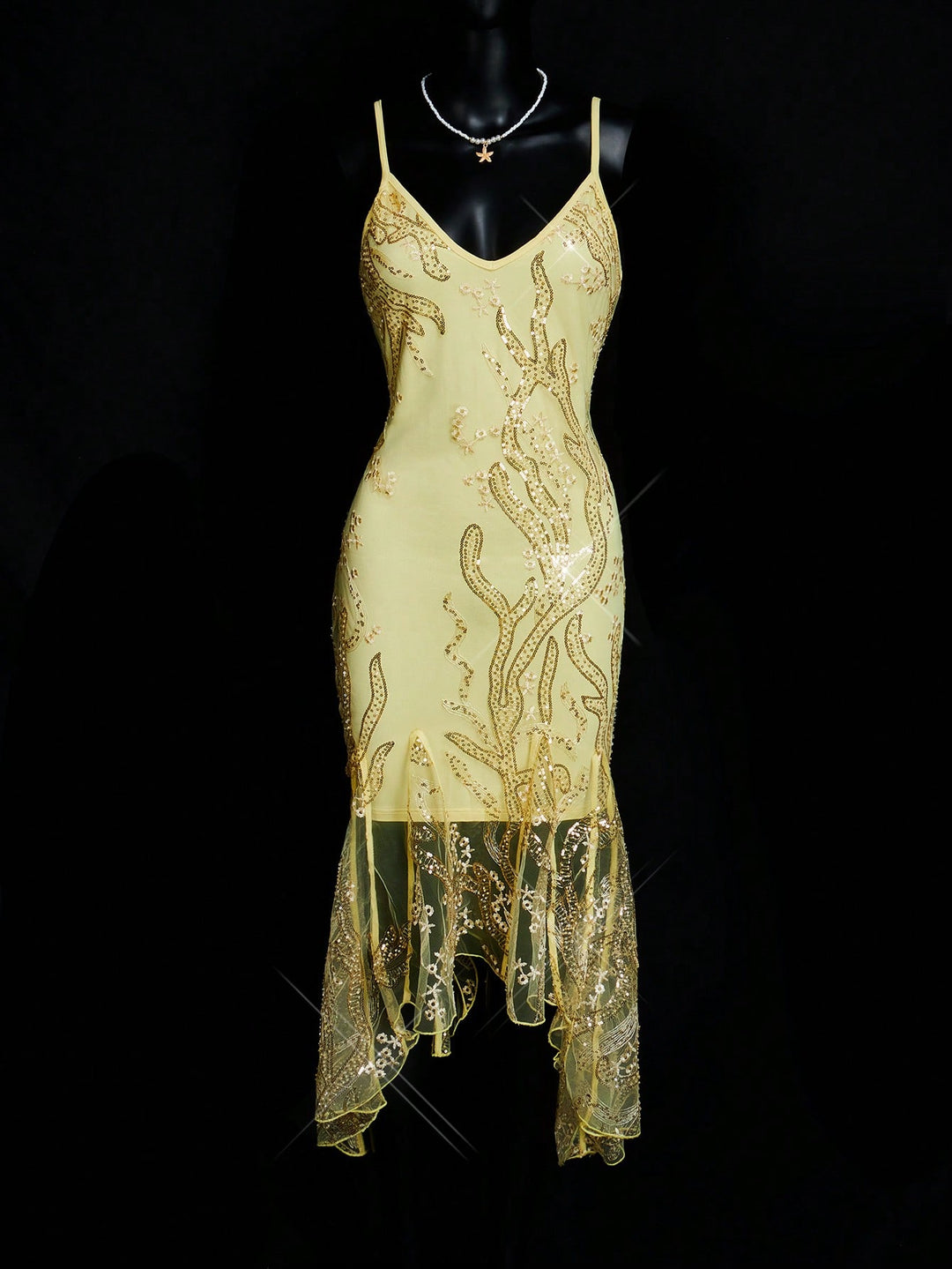 Rochie maxi SHEIN, verde