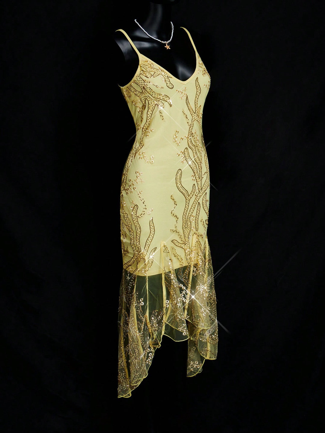 Rochie maxi SHEIN, verde