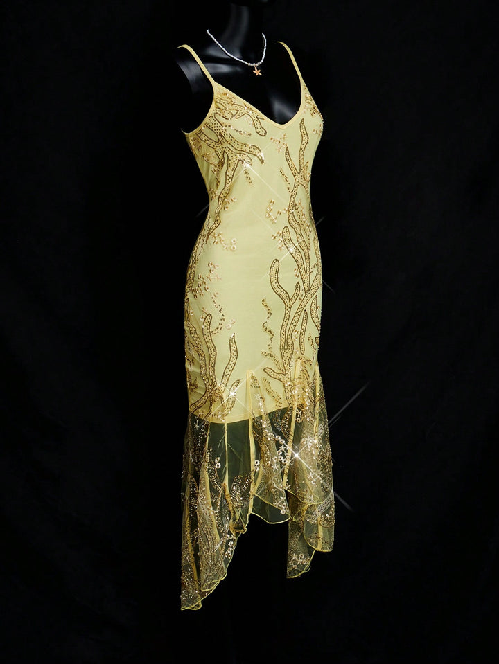 Rochie maxi SHEIN, verde