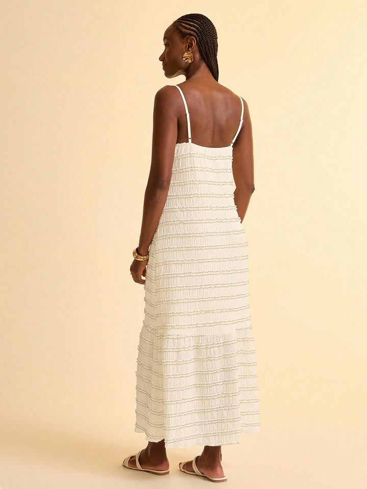 Rochie maxi SHEIN, alb