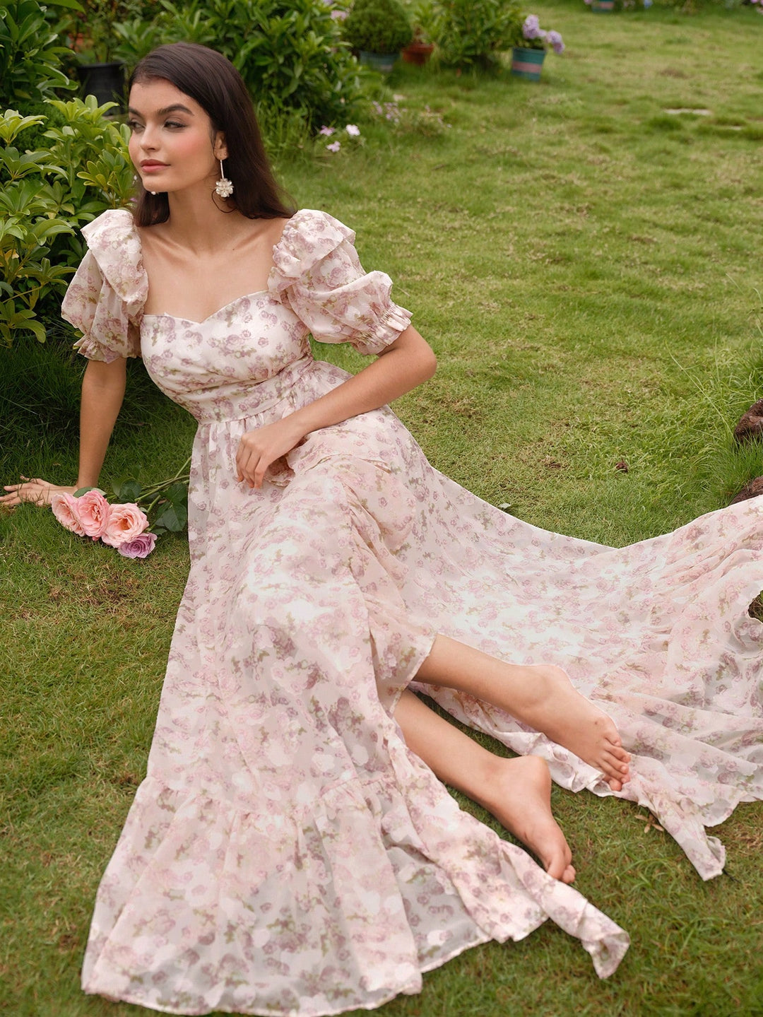 Rochie midi SHEIN, mov