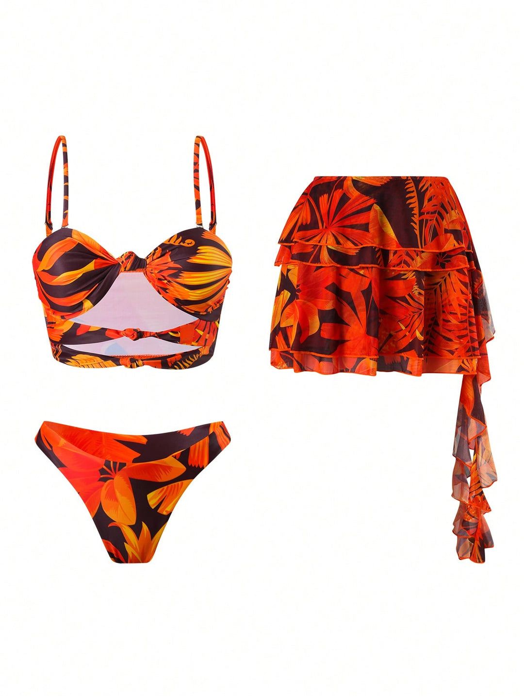 Set bikini SHEIN, mix culori