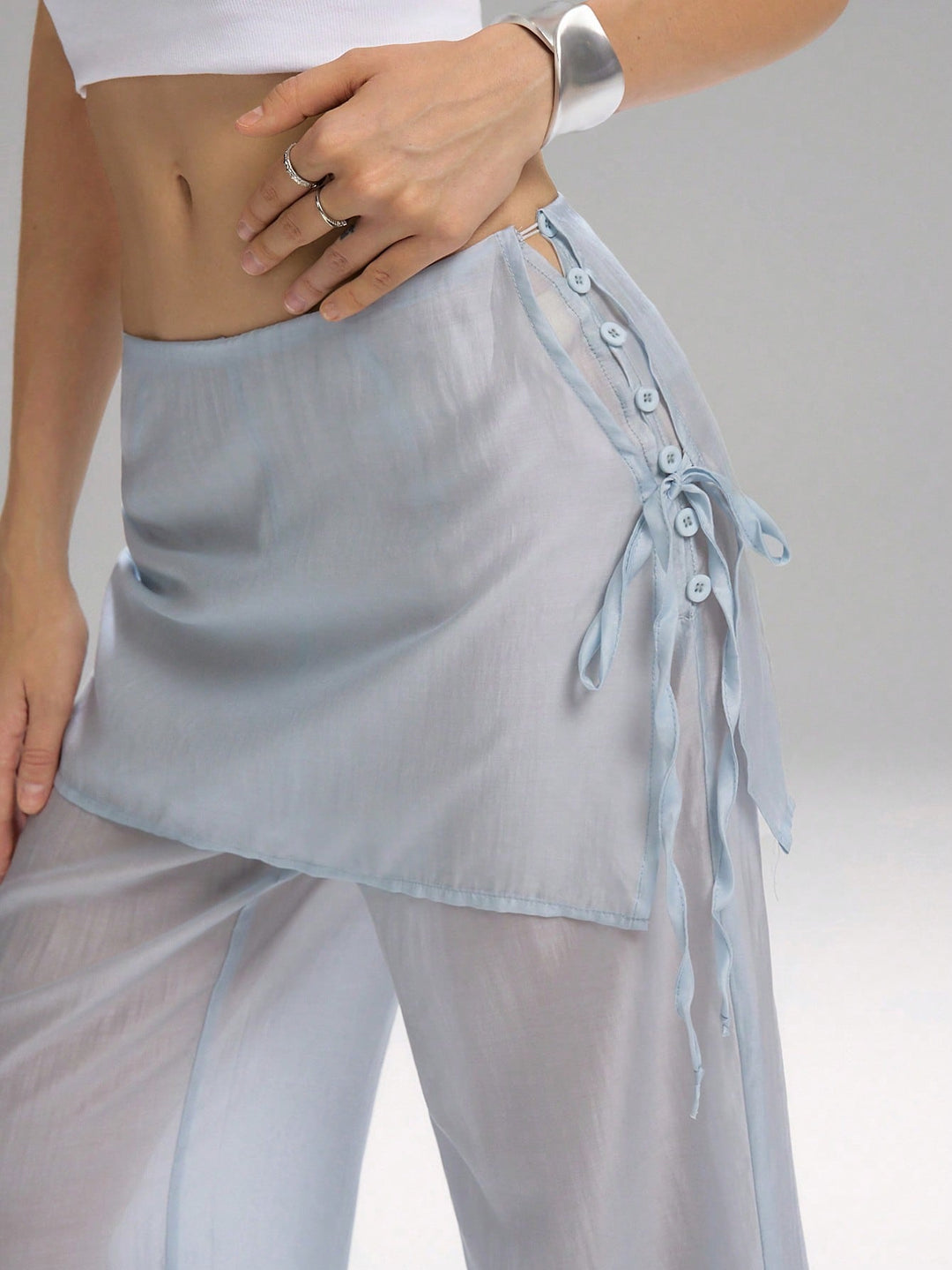 Pantaloni SHEIN, albastru