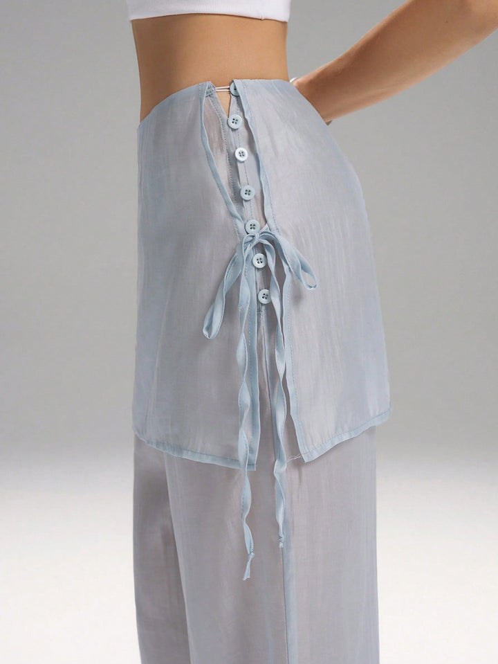 Pantaloni SHEIN, albastru