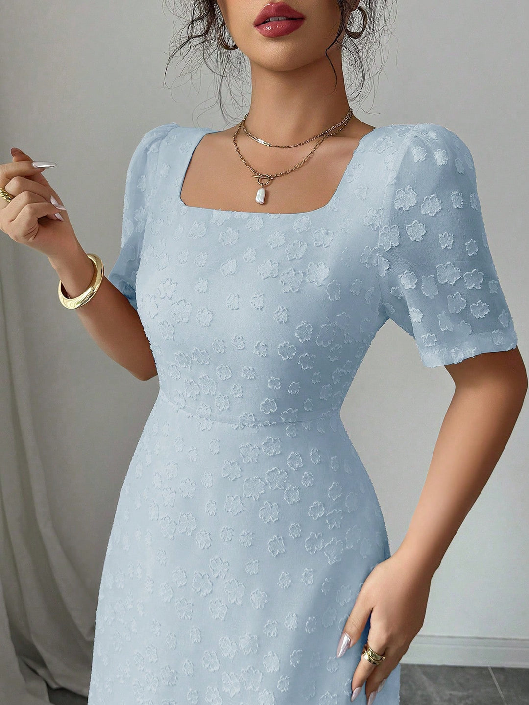 Rochie maxi SHEIN, mix culori