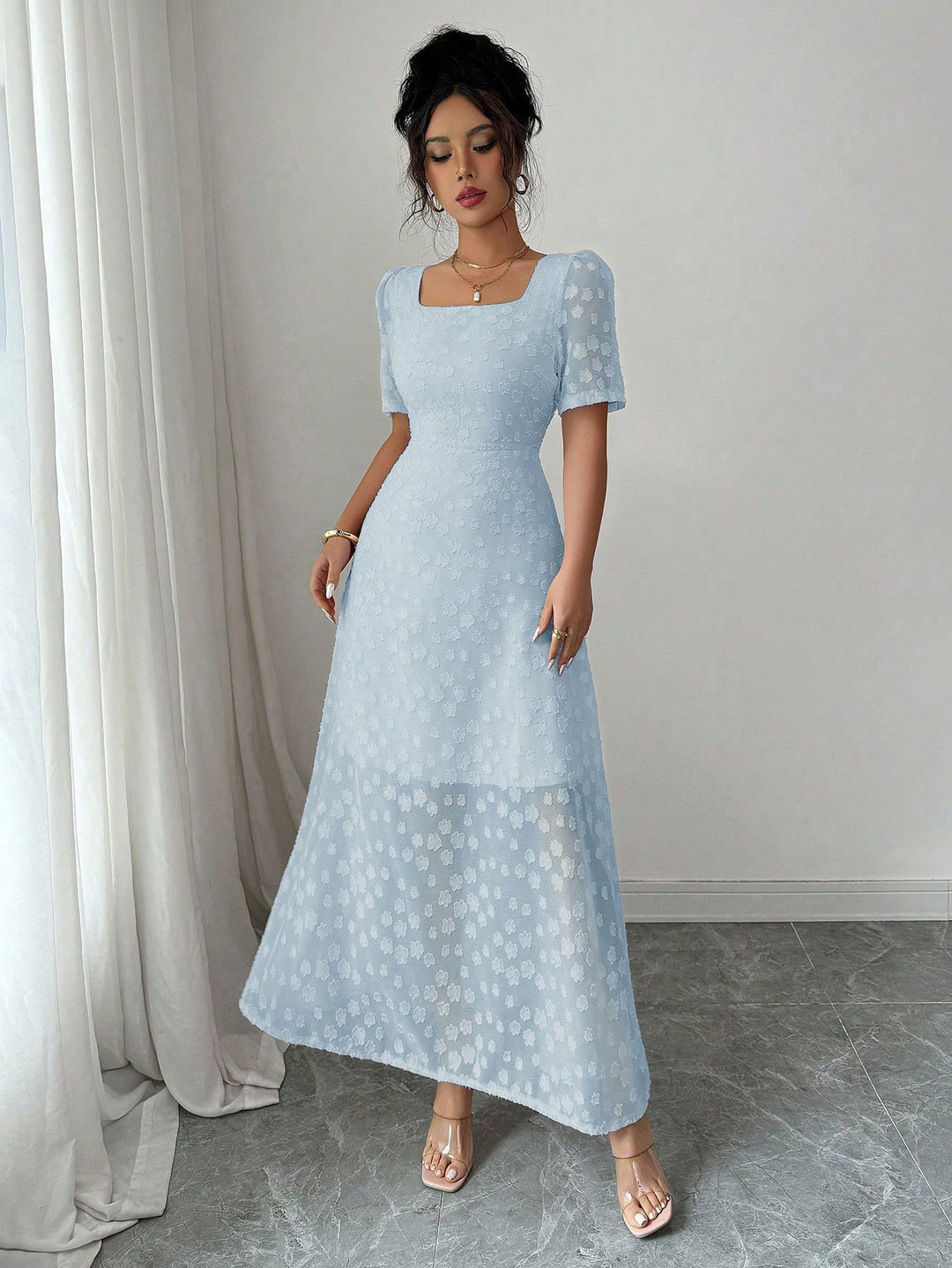 Rochie maxi SHEIN, mix culori