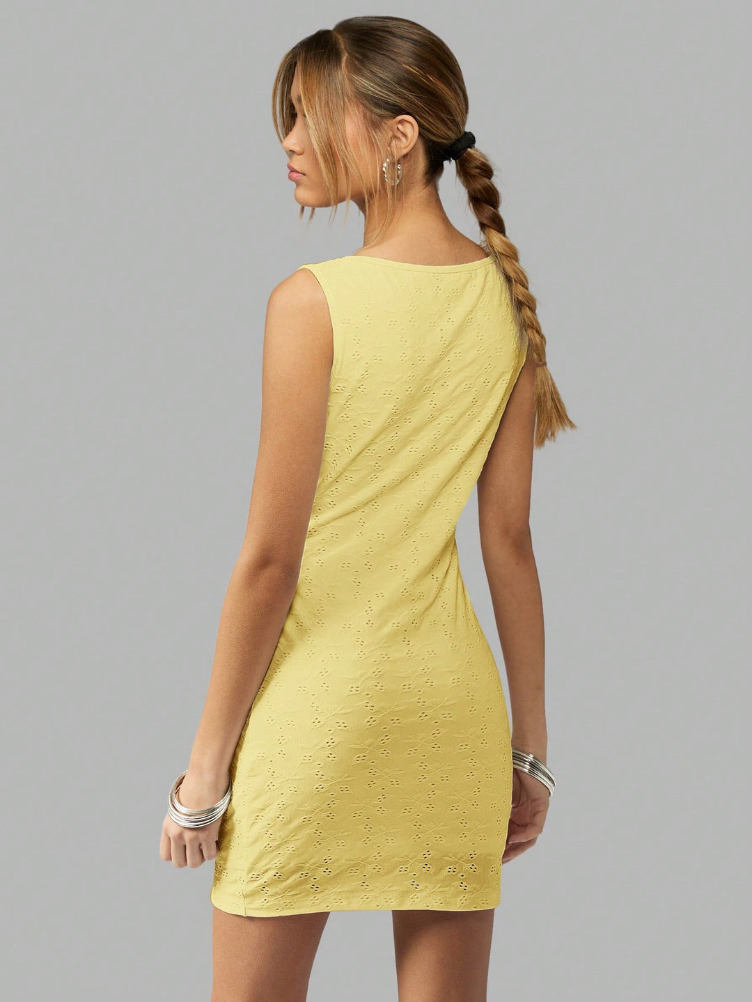 Rochie mini SHEIN, galben