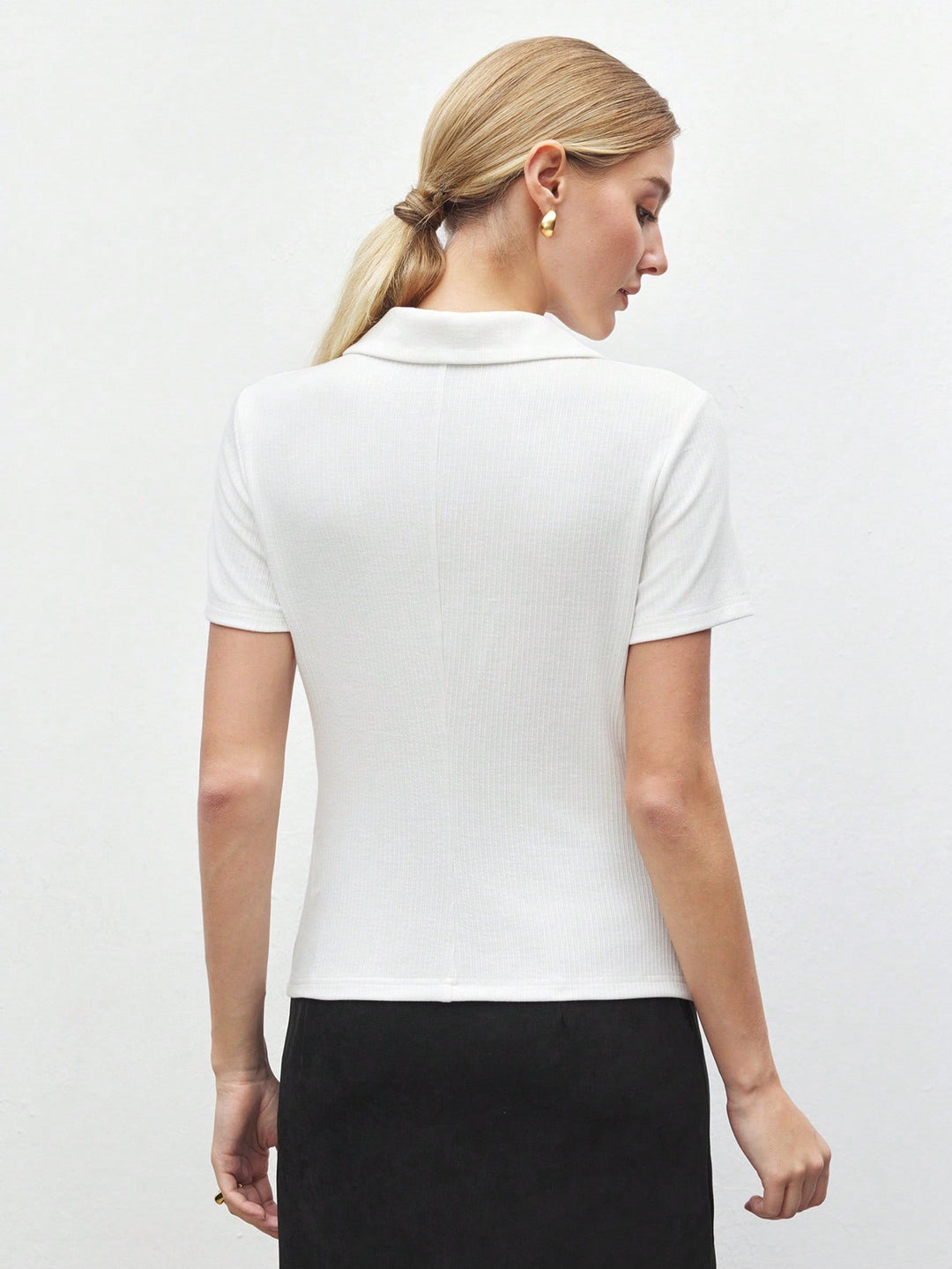 Tricou SHEIN, crem