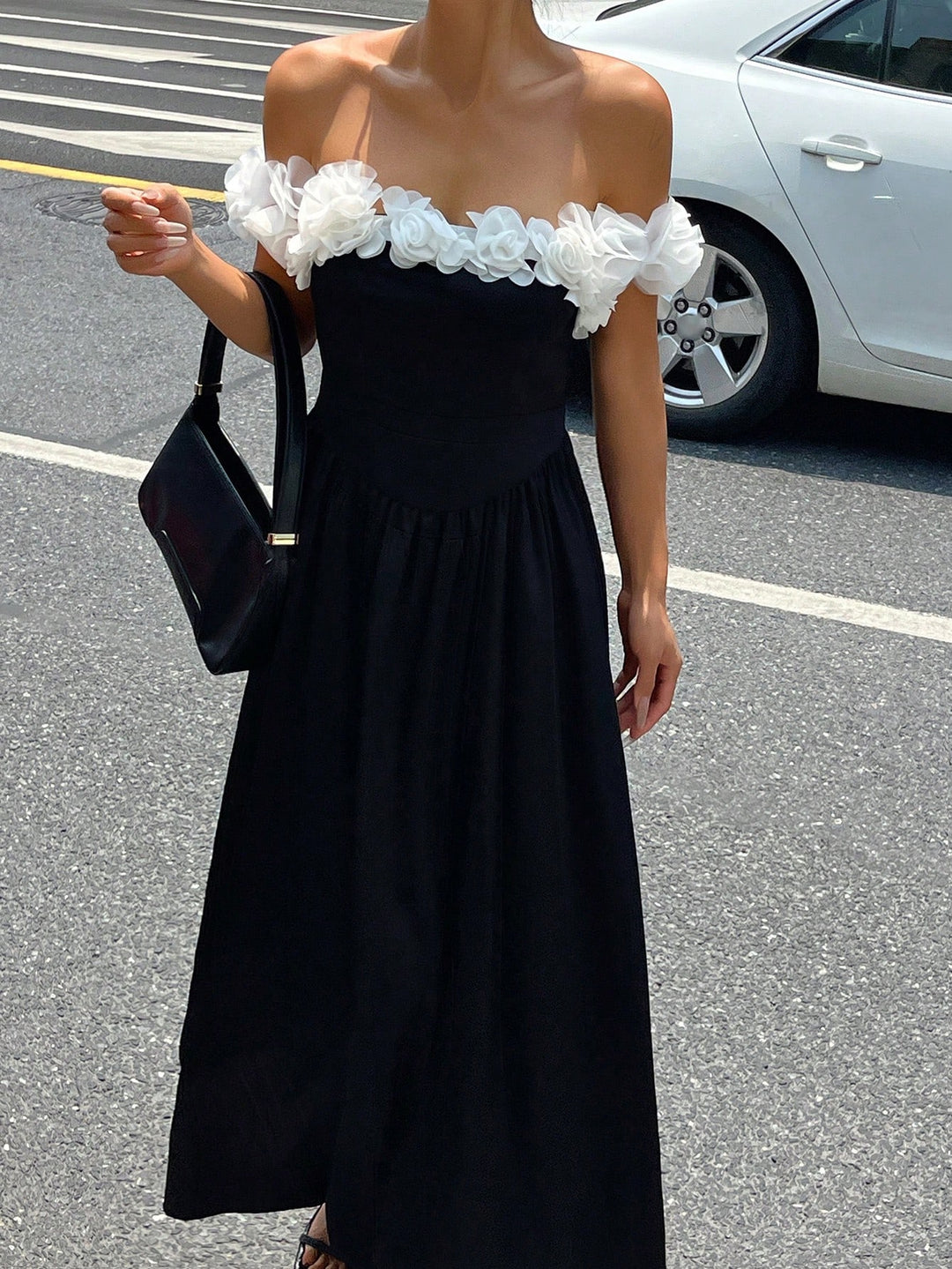 Rochie maxi SHEIN, negru