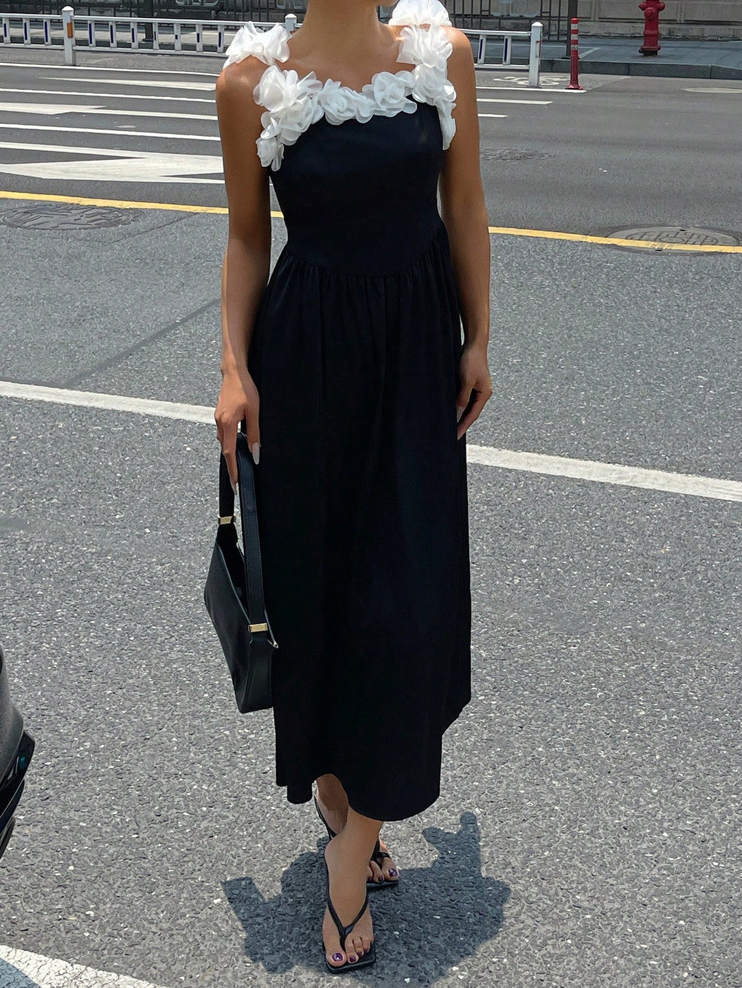 Rochie maxi SHEIN, negru