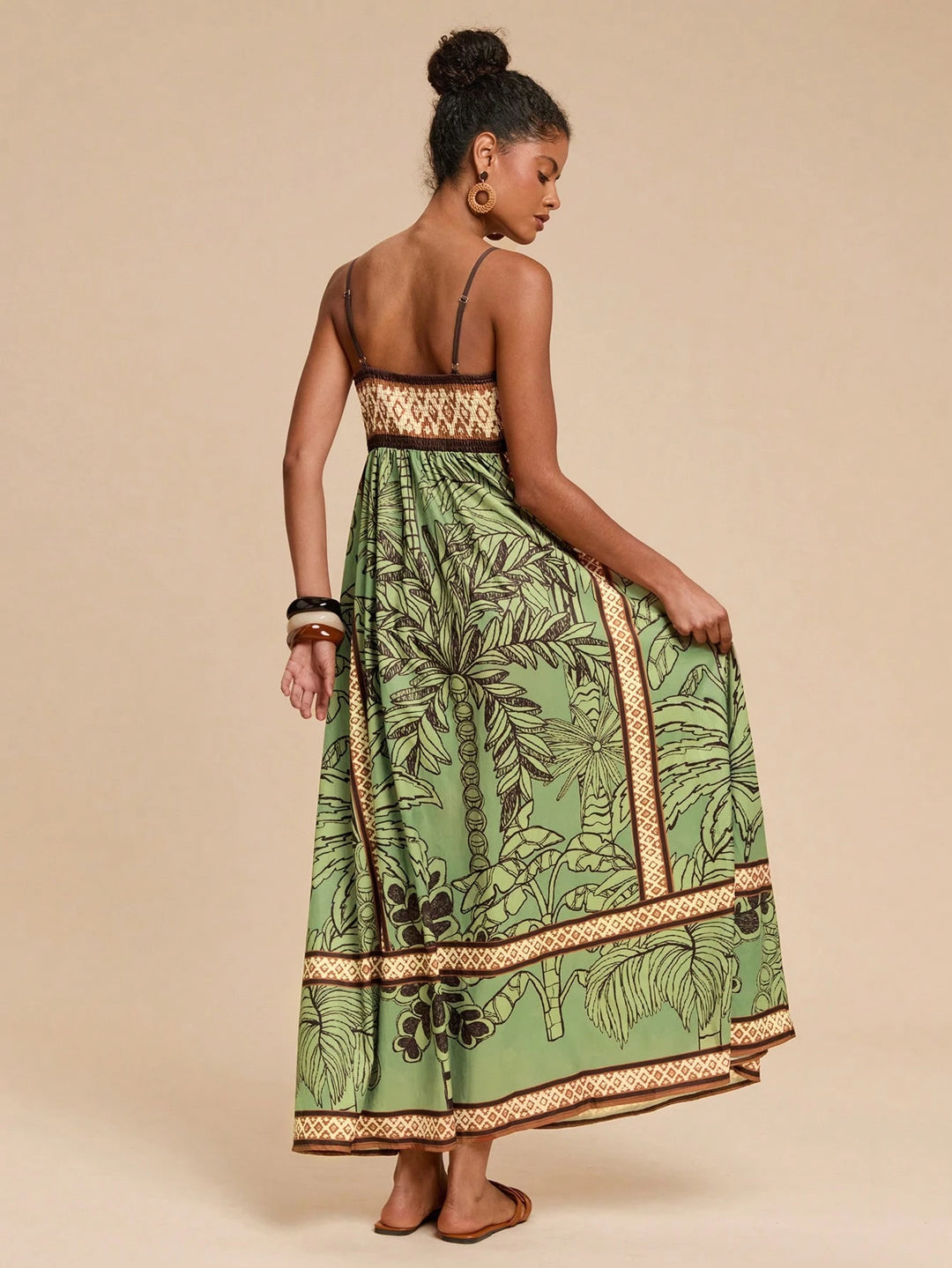Rochie maxi SHEIN, verde