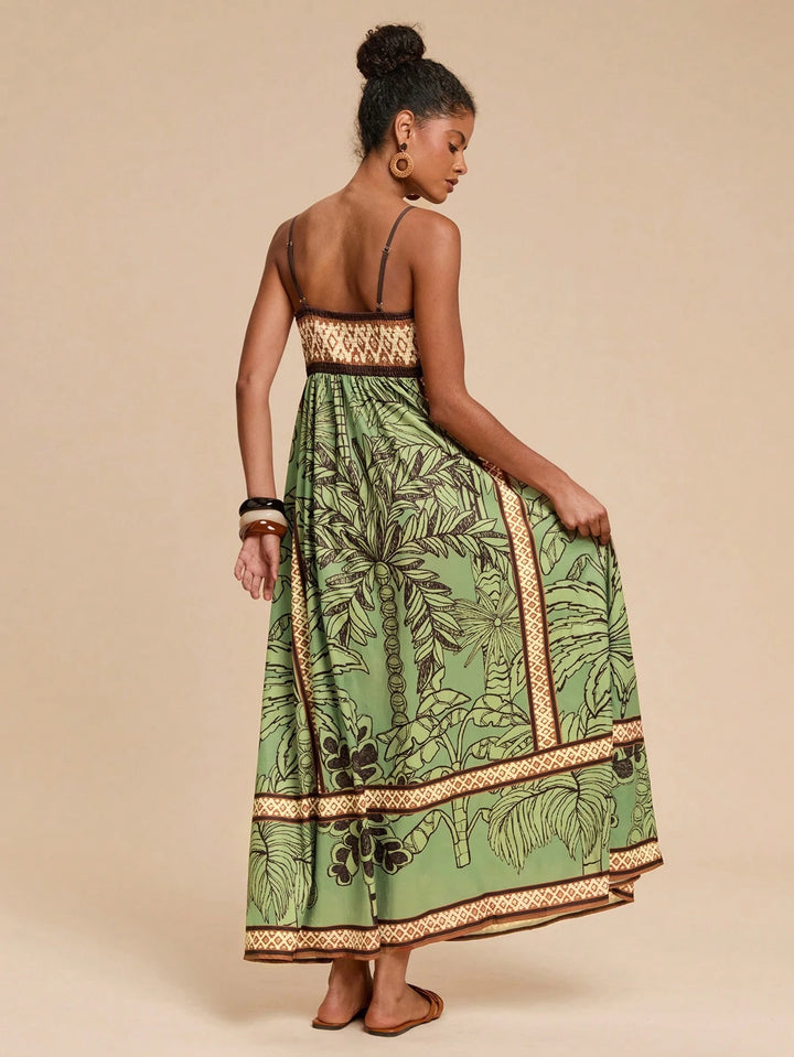Rochie maxi SHEIN, verde