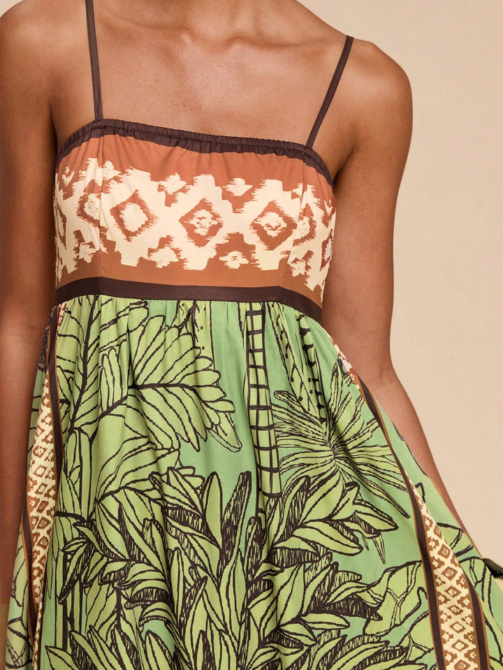 Rochie maxi SHEIN, verde