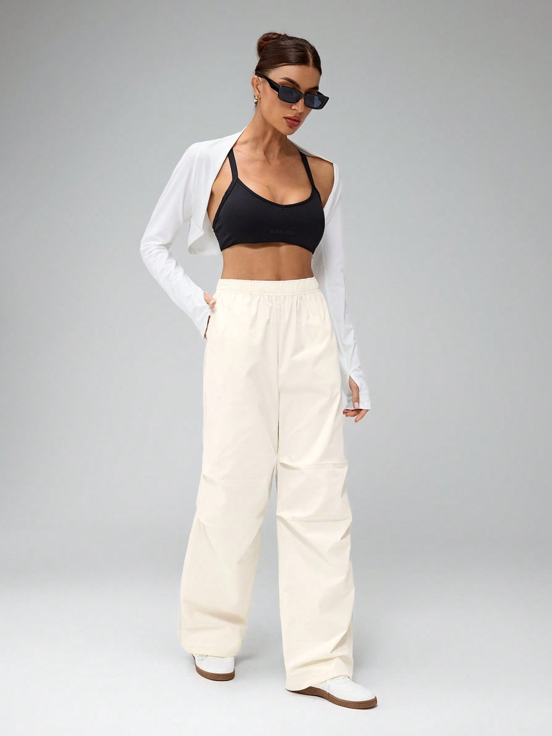 Pantaloni SHEIN, portocaliu