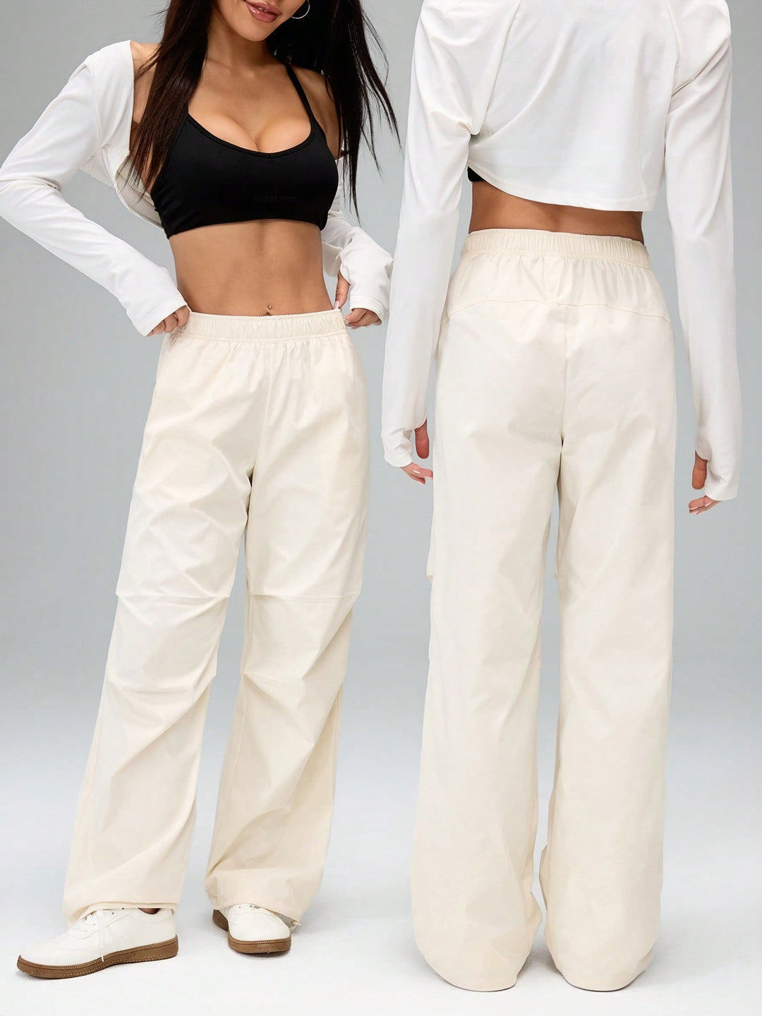 Pantaloni SHEIN, portocaliu