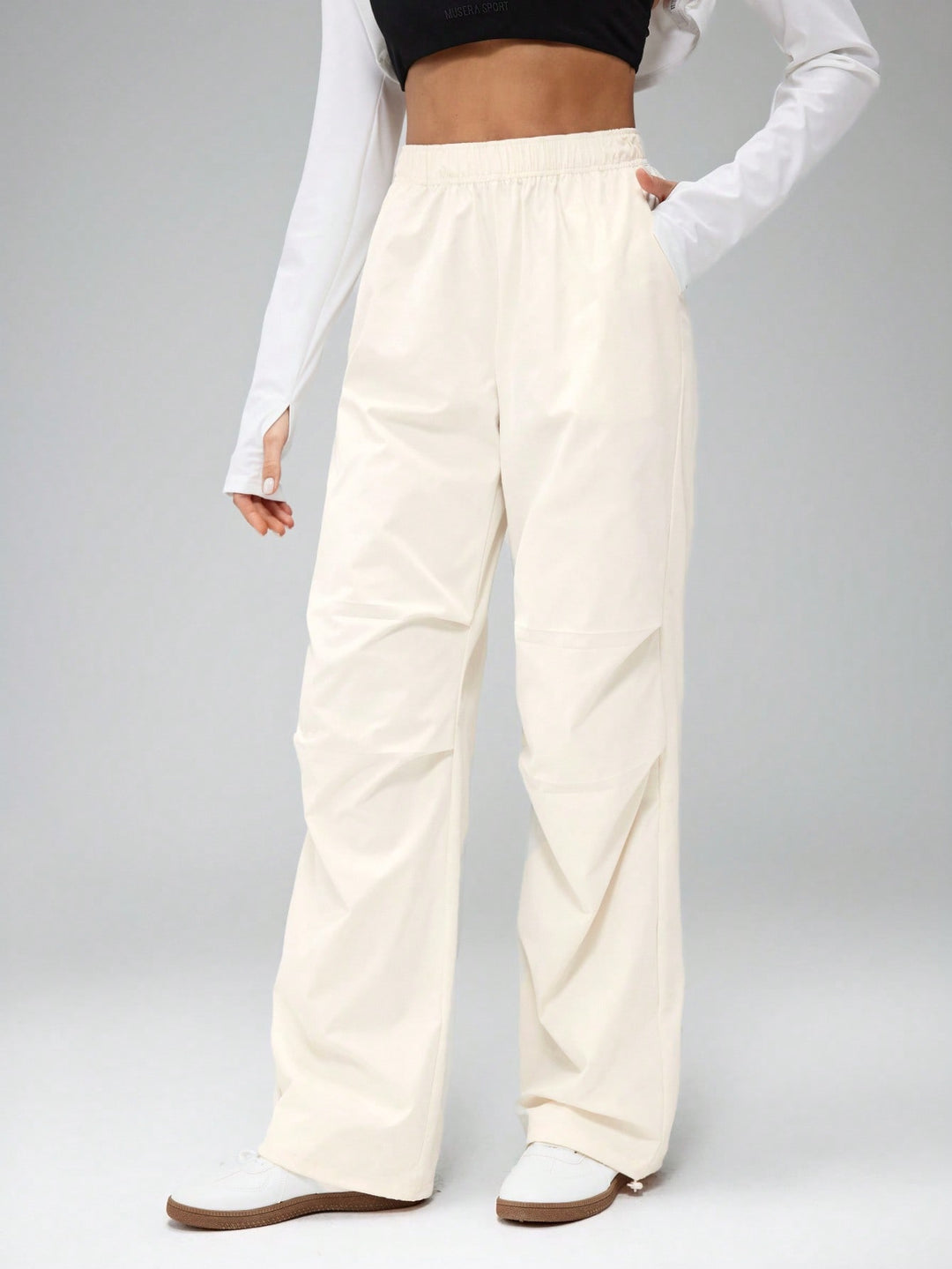 Pantaloni SHEIN, portocaliu