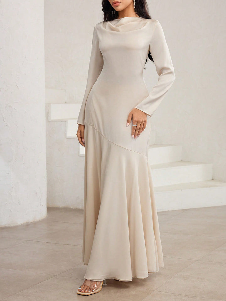 Rochie maxi SHEIN, portocaliu