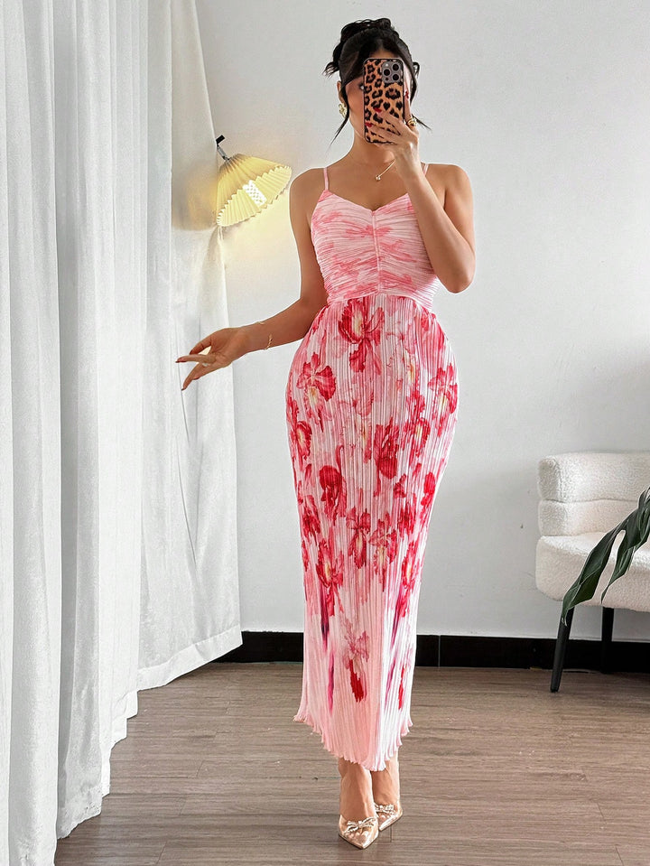 Rochie midi SHEIN, roz