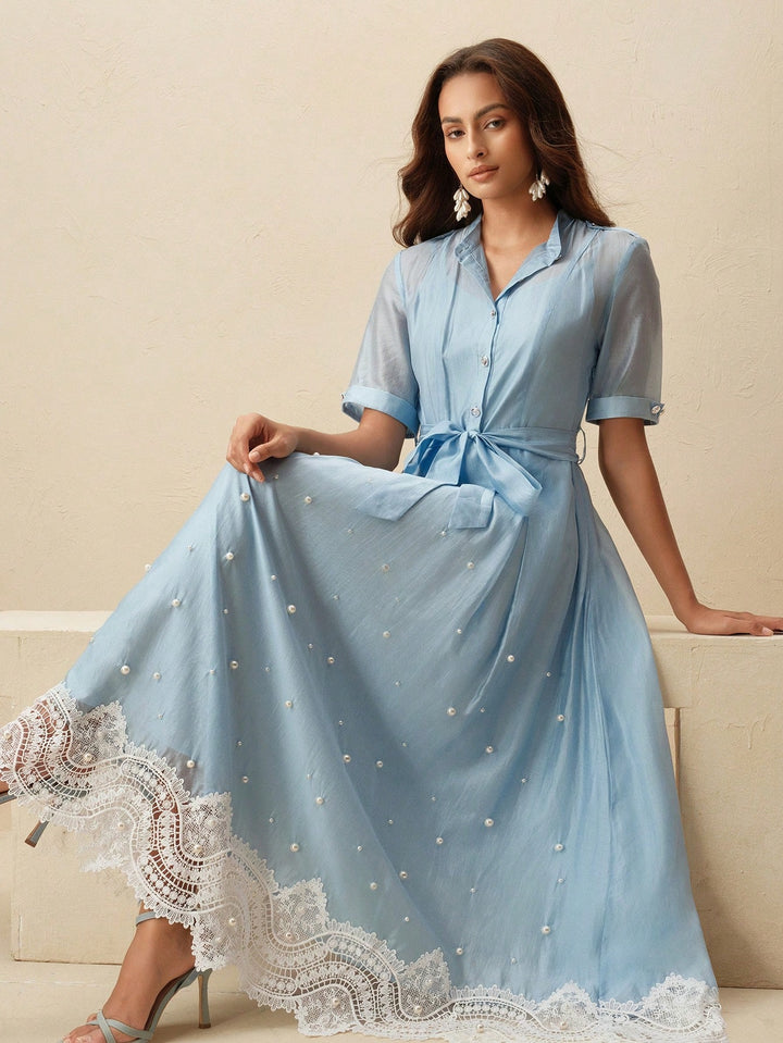 Rochie maxi SHEIN, albastru