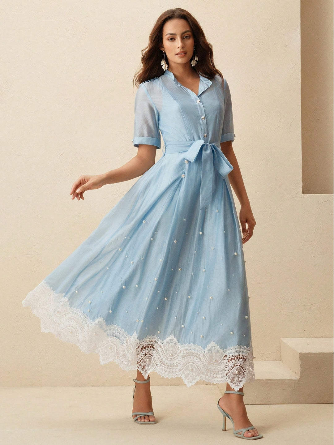 Rochie maxi SHEIN, albastru