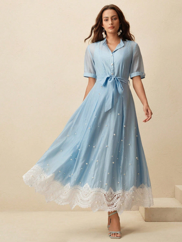 Rochie maxi SHEIN, albastru