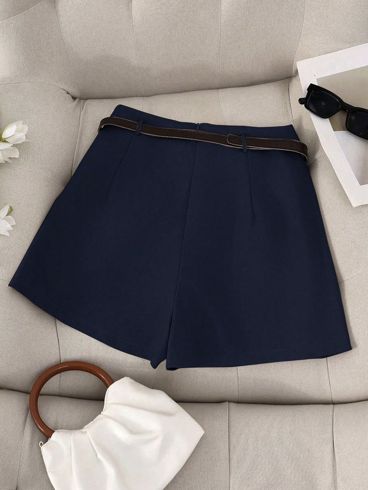 Fustă pantalon SHEIN, bleumarin