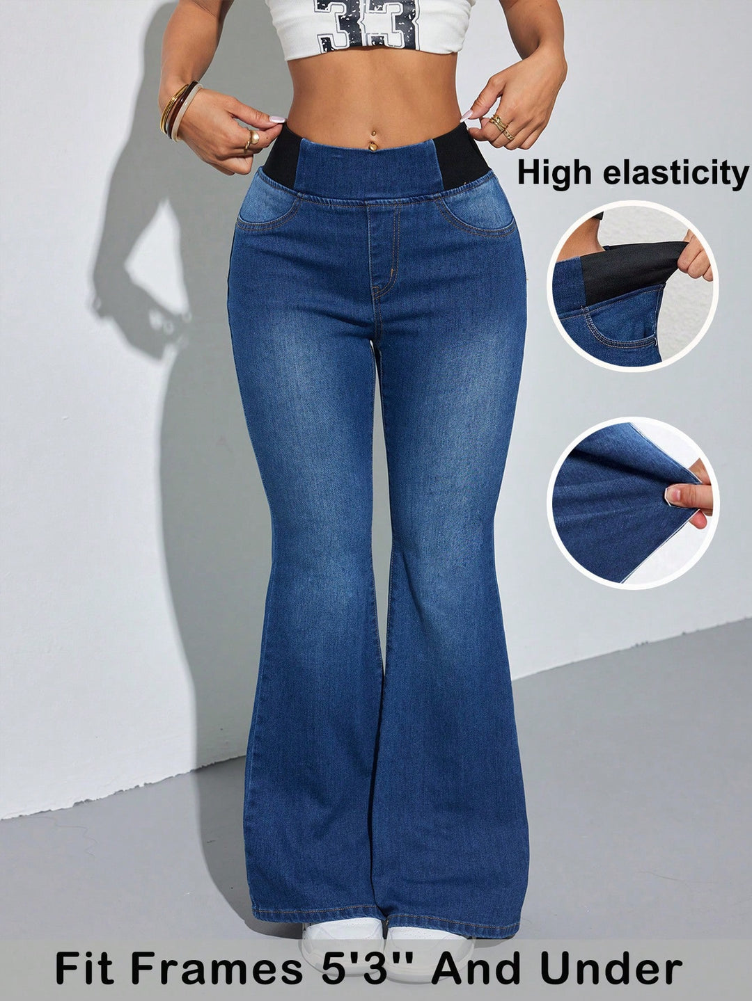 Jeans SHEIN, albastru