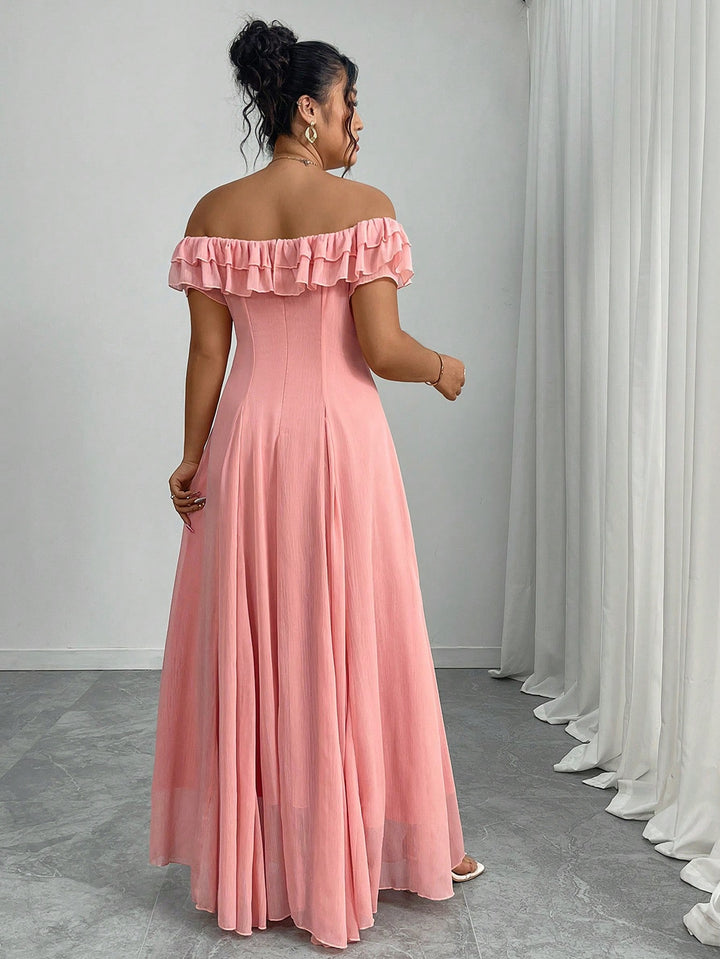 Rochie maxi SHEIN, roz