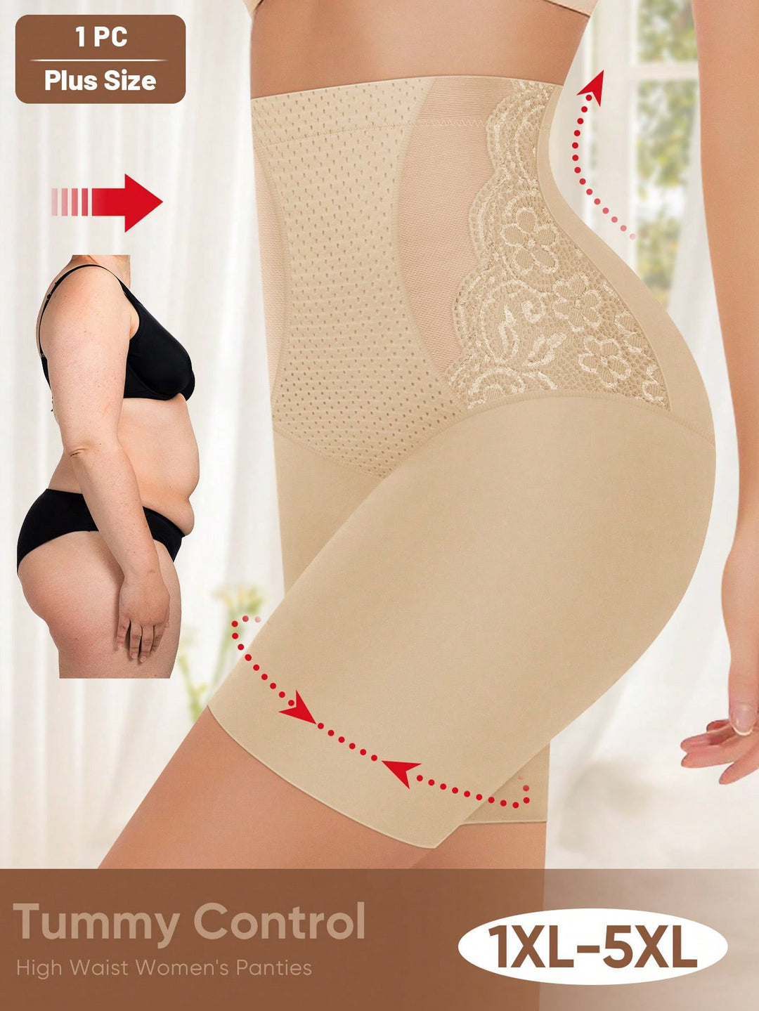 Lenjerie modelatoare SHEIN, portocaliu