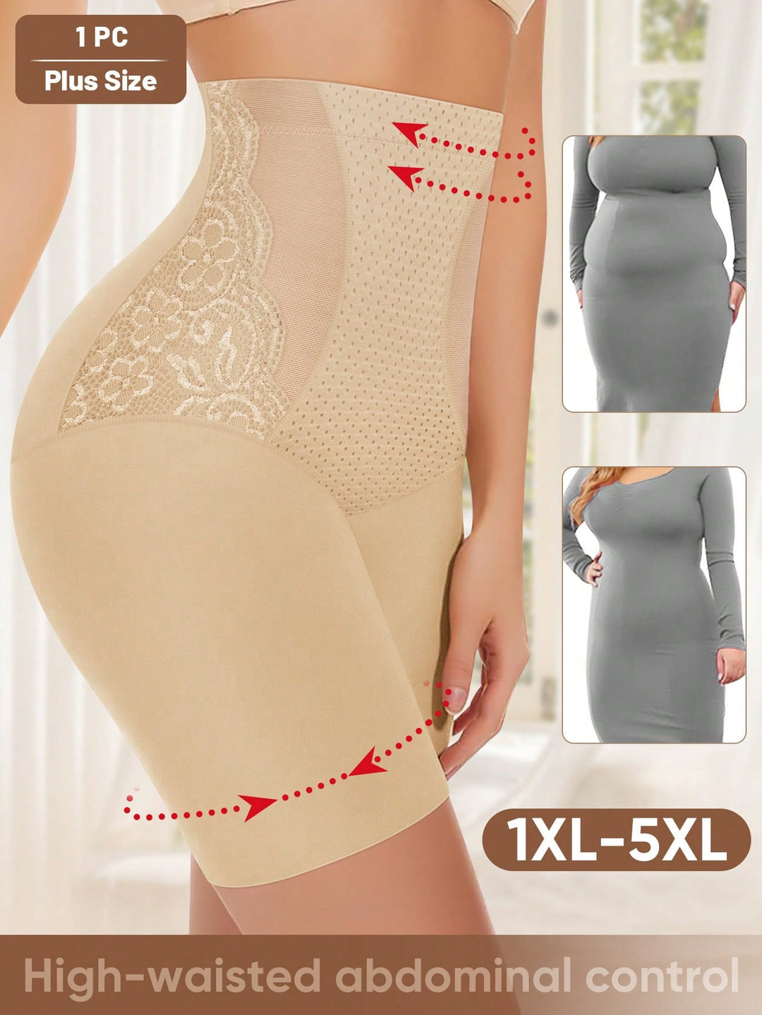 Lenjerie modelatoare SHEIN, portocaliu