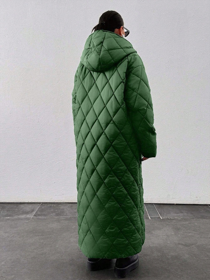 Geacă lungă SHEIN, verde