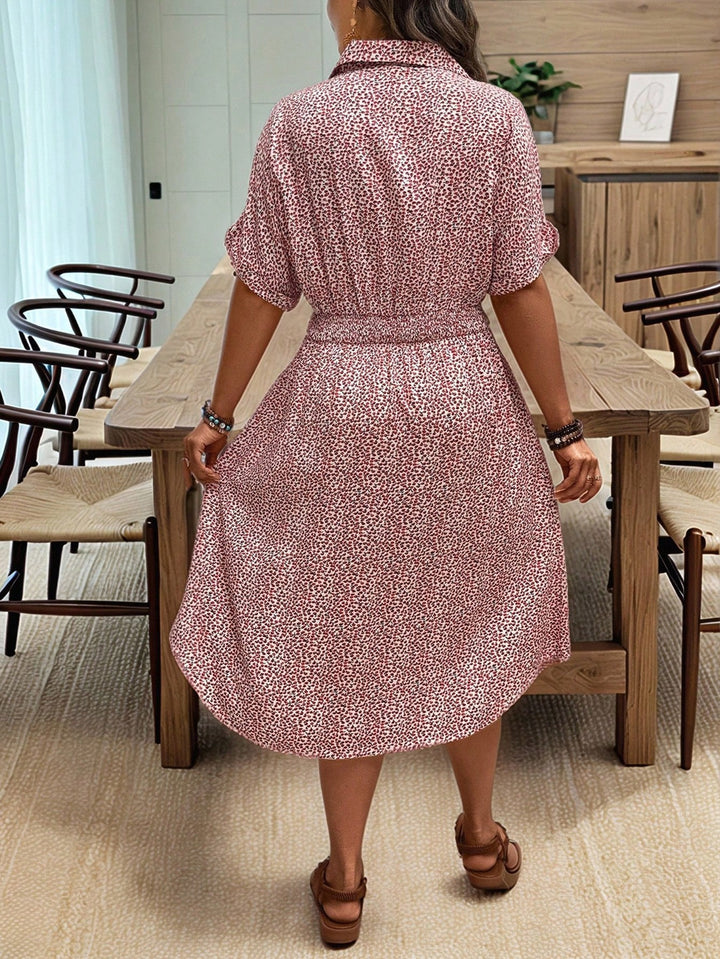 Rochie midi SHEIN, mix culori