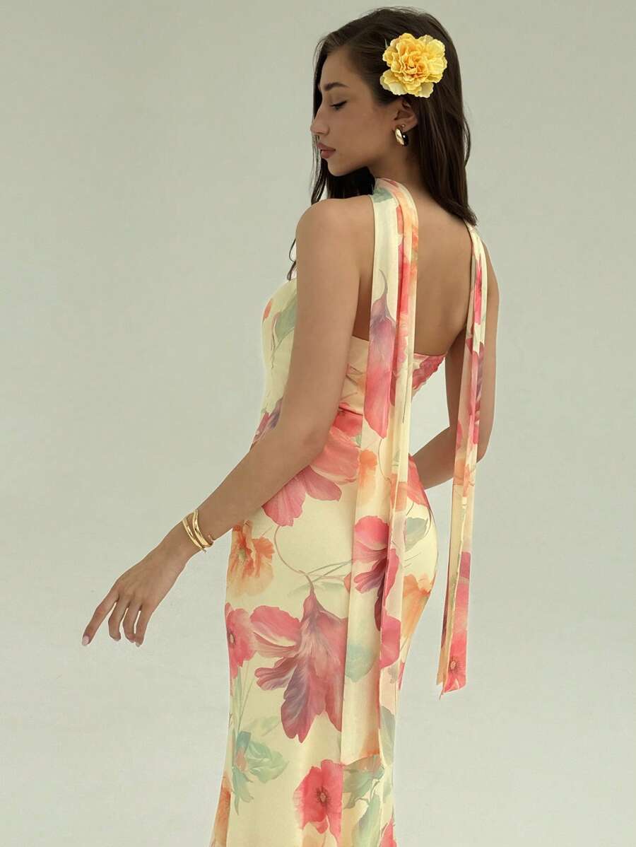 Set rochie și eșarfă SHEIN, mix culori