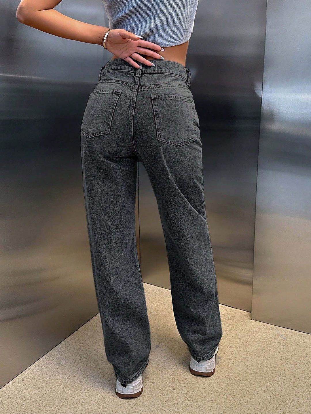 Jeans SHEIN, gri