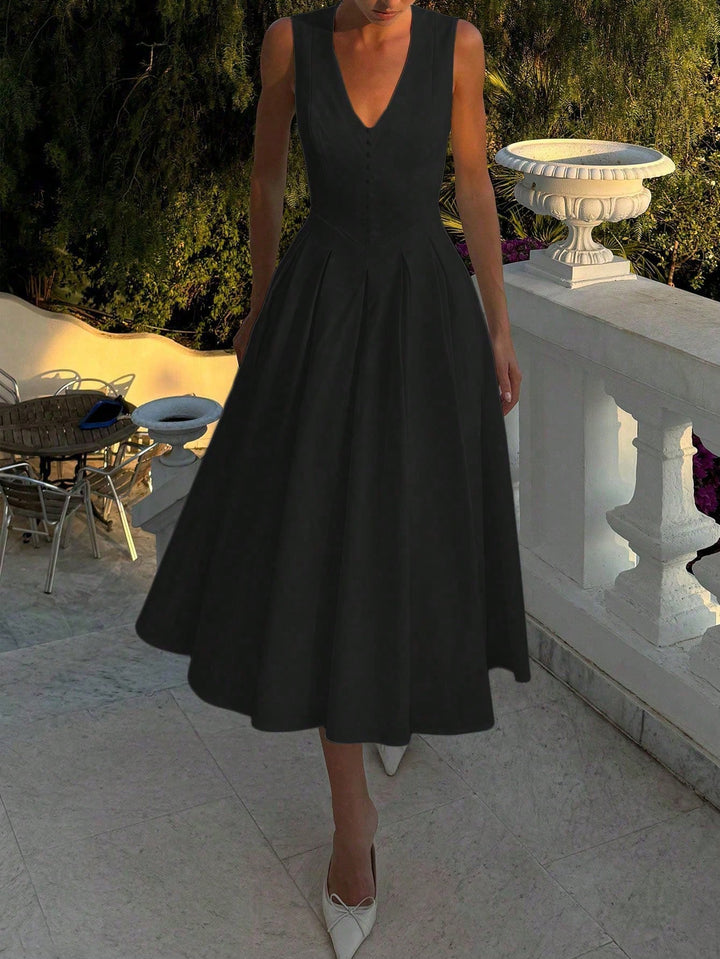 Rochie midi SHEIN, negru