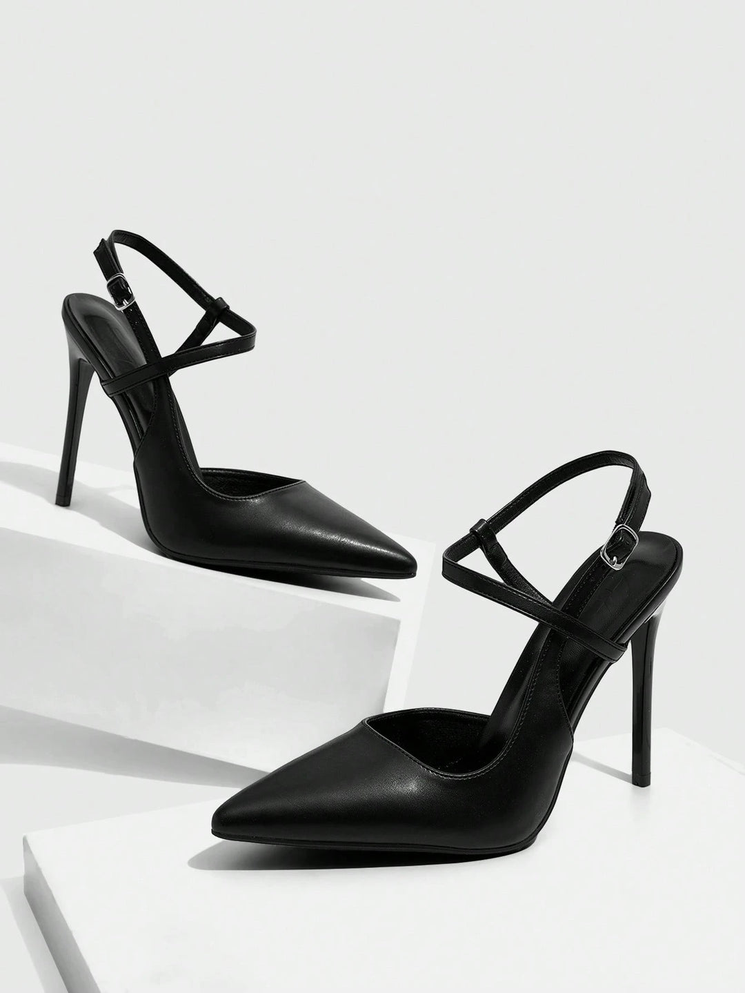 Pantofi cu toc SHEIN, negru