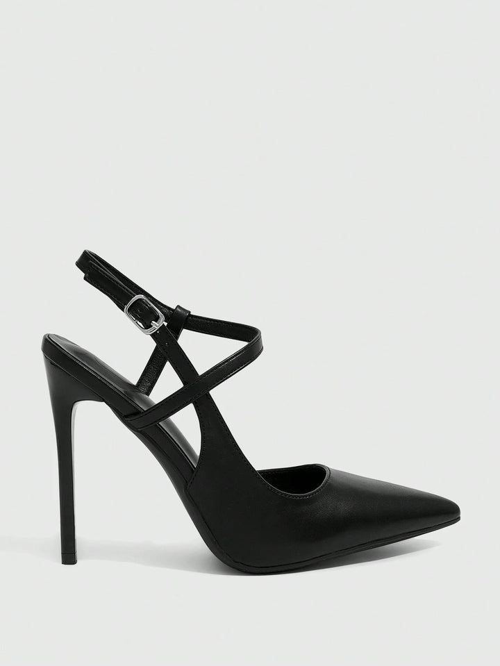 Pantofi cu toc SHEIN, negru
