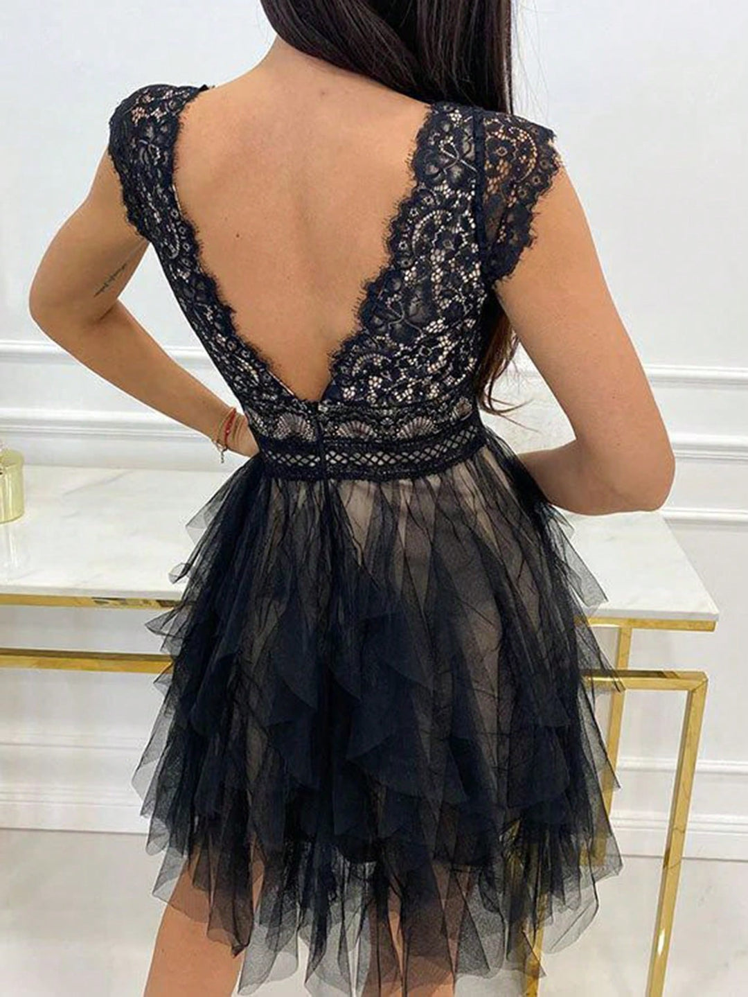 Rochie scurtă SHEIN, negru