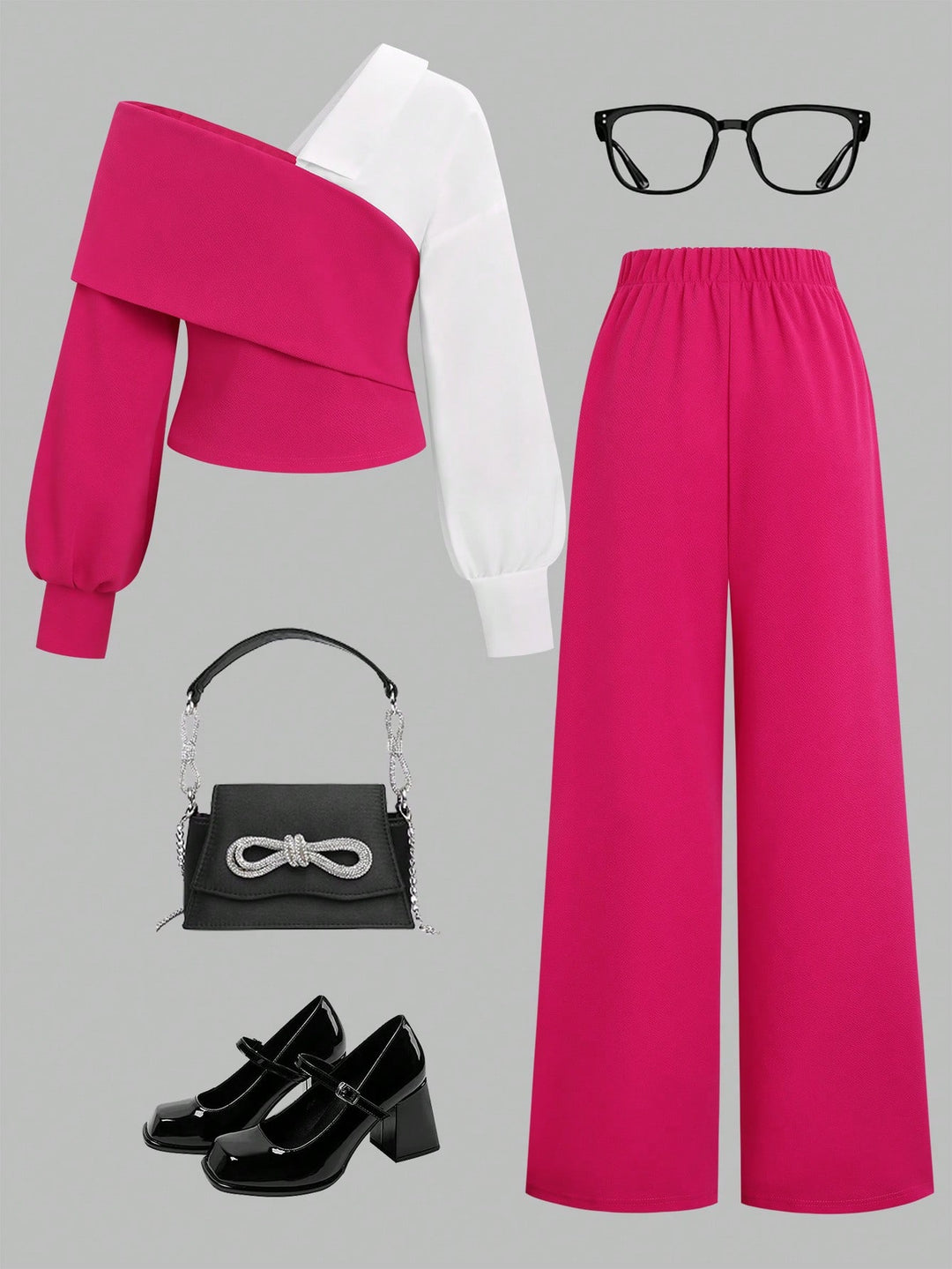 Set haine casual SHEIN, roz